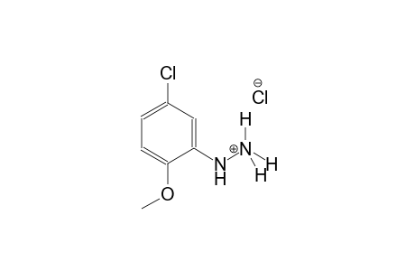 hydrazinium, 2-(5-chloro-2-methoxyphenyl)-, chloride