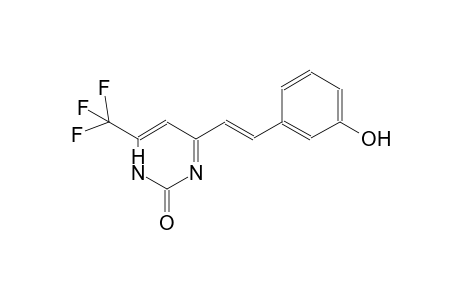 4-[(E)-2-(3-hydroxyphenyl)ethenyl]-6-(trifluoromethyl)-2(1H)-pyrimidinone