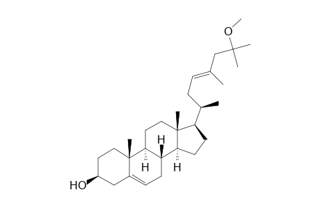 26,27-Dinorergosta-5,23-dien-3-ol, 24-(1-methoxy-2-methylpropyl)-, (3.beta.)-