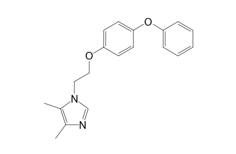 1H-Imidazole, 4,5-dimethyl-1-[2-(4-phenoxyphenoxy)methyl]-