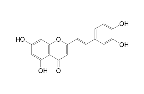 2-[(E)-2-(3,4-dihydroxyphenyl)ethenyl]-5,7-dihydroxy-1-benzopyran-4-one