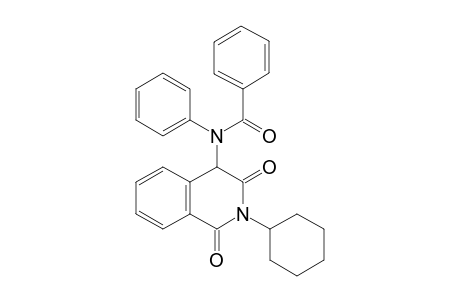 N-(2-Cyclohexyl-1,3-dioxo-1,2,3,4-tetrahydro isoquinolin-4-yl)-N-phenylbenzamide