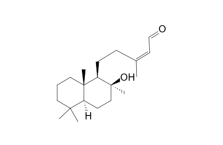 (Z)-9-(3-Methyl-4-formylbut-3-enyl)-4,4,8,10-tetramethyl-decahydronaphthalene-8-ol