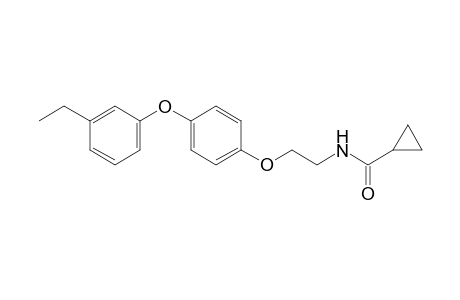 Cyclopropanecarboxamide, N-[2-[4-(3-ethylphenoxy)phenoxy]ethyl]-