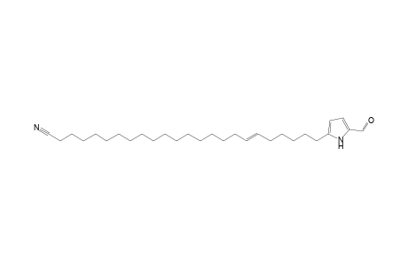 5-(23'-Cyano-6'-tricosenyl)-pyrrole-2-carboxaldehyde