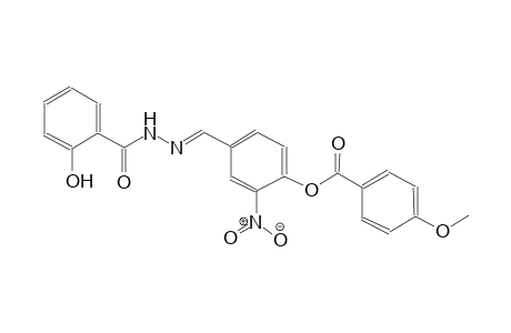 benzoic acid, 2-hydroxy-, 2-[(E)-[4-[(4-methoxybenzoyl)oxy]-3-nitrophenyl]methylidene]hydrazide