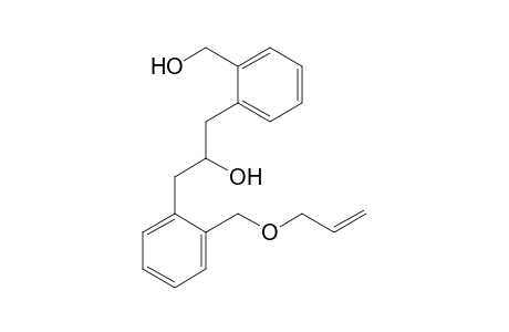 1-[2-(Hydroxymethyl)phenyl]-3-[2-(2-oxapent-4-en-1-yl)phenyl]propane-2-ol