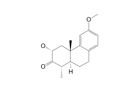 2.alpha.-Hydroxy-12-methoxy-19-norpodocarpa-8,11,13-trien-3-one
