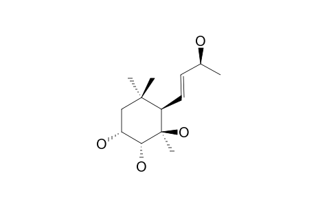 (1R,2R,3R,6R)-6-[(E,3S)-3-hydroxybut-1-enyl]-1,5,5-trimethylcyclohexane-1,2,3-triol