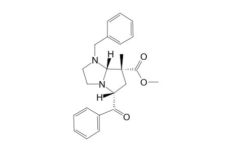 5-Benzoyl-1-benzyl-7-methoxycarbonyl-7-methylhexahydro-1H-pyrrolo[1,2-a]imidazole