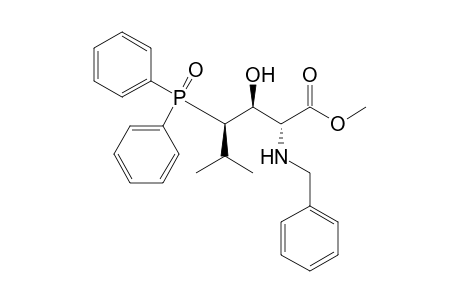 (2R,3S,4R)-2-(benzylamino)-4-diphenylphosphoryl-3-hydroxy-5-methyl-hexanoic acid methyl ester