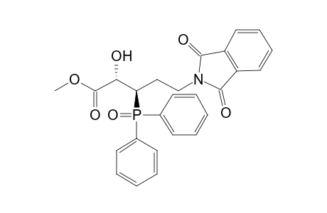 (2S,3R)-3-diphenylphosphoryl-2-hydroxy-5-phthalimido-valeric acid methyl ester