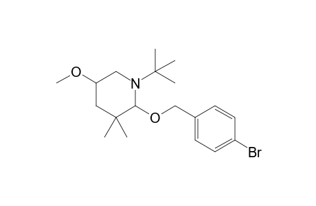 2-(4-Bromobenzyloxy)-1-t-butyl-3,3-dimethyl-5-methoxypiperidine