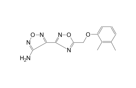 1,2,5-oxadiazol-3-amine, 4-[5-[(2,3-dimethylphenoxy)methyl]-1,2,4-oxadiazol-3-yl]-
