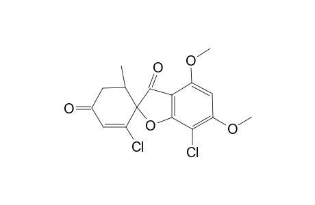 Spiro[benzofuran-2(3H),1'-[2]cyclohexene]-3,4'-dione, 2',7-dichloro-4,6-dimethoxy-6'-methyl-