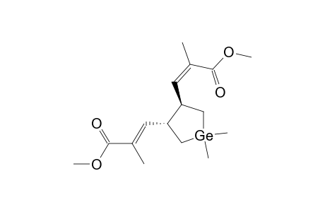 Dimethyl (3.alpha.,4.beta.)-alpha.,.alpha'.,1,1-tetramethyl-1-germa-3,4-cyclopentane diacrylate