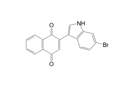 2-(6-bromanyl-1H-indol-3-yl)naphthalene-1,4-dione