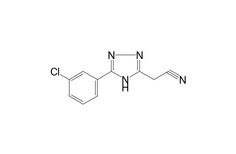 4H-1,2,4-Triazole-3-acetonitrile, 5-(3-chlorophenyl)-