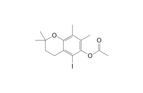 5-IODO-2,2,7,8-TETRAMETHYL-CHROMAN-6-YL-ACETATE