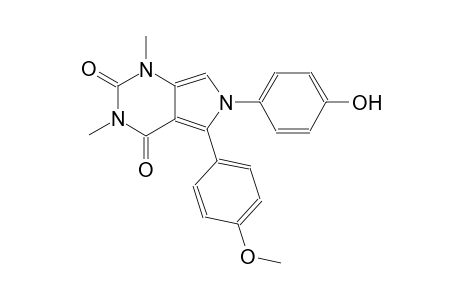 6-(4-hydroxyphenyl)-5-(4-methoxyphenyl)-1,3-dimethyl-1H-pyrrolo[3,4-d]pyrimidine-2,4(3H,6H)-dione