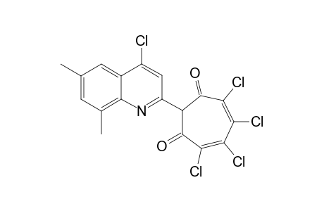 2-(4-Chloro-6,8-dimethyl-2-quinolyl)-4,5,6,7-tetrachloro-1,3-tropolone
