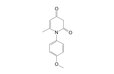 2,4(1H,3H)-Pyridinedione, 1-(4-methoxyphenyl)-6-methyl-