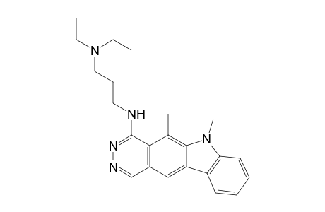 4-[3-(Diethylamino)propylamino]-5,6-dimethyl-6H-pyridazino[4,5-b]carbazole