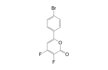 3,4-DIFLUORO-5-(PARA-BROMOPHENYL)-2H-PYRAN-2-ONE