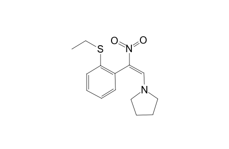 1-[(E)-2-(2-Ethylsulfanyl-phenyl)-2-nitro-vinyl]-pyrrolidine