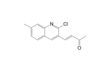 (E)-4-(2-chloranyl-7-methyl-quinolin-3-yl)but-3-en-2-one