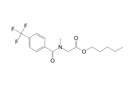 Sarcosine, N-(4-trifluoromethylbenzoyl)-, pentyl ester