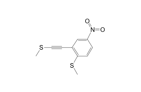 1-(Methylsulfanyl)-2-[2-(methylsulfanyl)ethynyl]-4-nitrobenzene