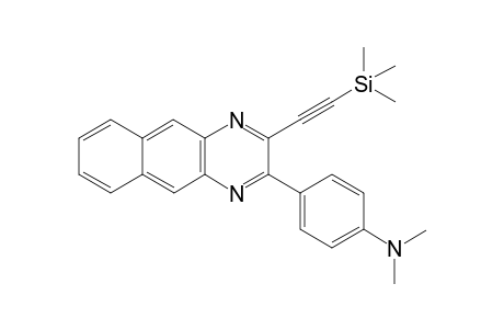 N,N-Dimethyl-4-(3-((trimethylsilyl)ethynyl)benzo[g]quinoxalin-2-yl)aniline