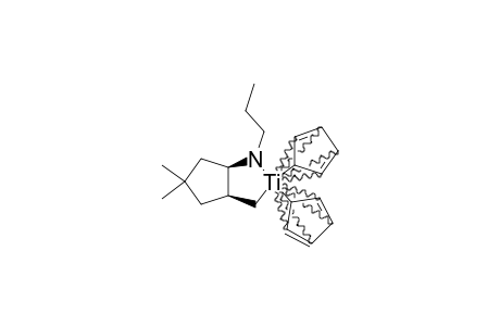 2-AZA-3-BIS-(CYCLOPENTADIENYL)-7,7-DIMETHYL-2-N-PROPYL-3-TITANABICYCLO-[3.3.0]-OCTANE