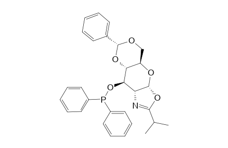 2-ISOPROPYL-4,5-(4,6-O-BENZYLIDENE-3-O-(DIPHENYLPHOSPHINO)-1,2-DIDEOXY-ALPHA-D-GLUCOPYRANO)-[2,1-D]-2-OXAZOLINE