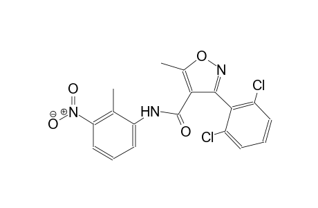 3-(2,6-dichlorophenyl)-5-methyl-N-(2-methyl-3-nitrophenyl)-4-isoxazolecarboxamide