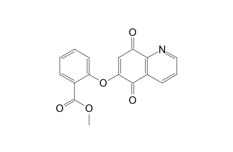 6-[2-Methoxycarbonylphenoxy]-5,8-quinolinequinone