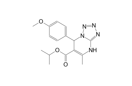 tetrazolo[1,5-a]pyrimidine-6-carboxylic acid, 4,7-dihydro-7-(4-methoxyphenyl)-5-methyl-, 1-methylethyl ester