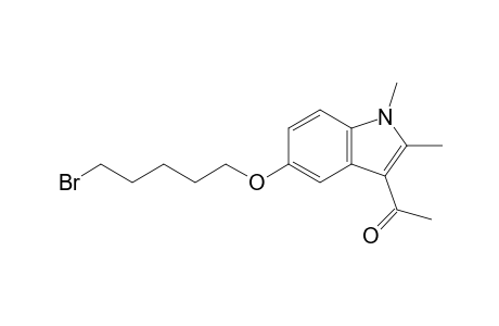 1-[5-(5-Bromopentyloxy)-1,2-dimethyl-1H-indol-3-yl]ethanone
