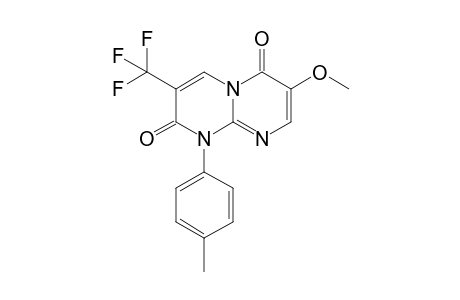 7-Methoxy-1-p-tolyl-3-trifluoromethyl-1H-pyrimido[1,2-a]pyrimidine-2,6-di-one