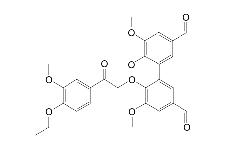 4'-O-[ALPHA-(3-METHOXY-4-ETHOXYPHENYL)-ALPHA-OXOETHYL]-DEHYDRO-DIVANILLIN