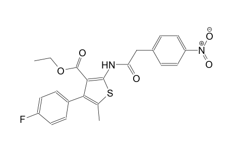 ethyl 4-(4-fluorophenyl)-5-methyl-2-{[(4-nitrophenyl)acetyl]amino}-3-thiophenecarboxylate