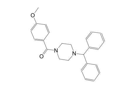 1-benzhydryl-4-(4-methoxybenzoyl)piperazine