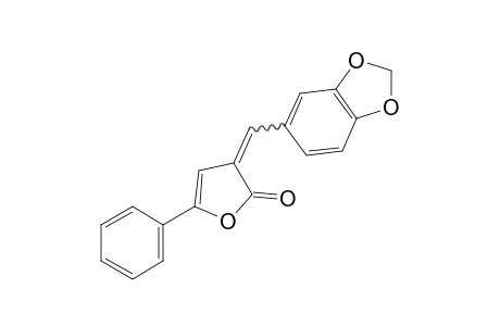 5-phenyl-3-piperonylidene-2(3H)-furanone