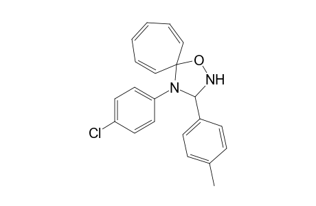 4-(p-Chlorophenyl)-3-(p-methylphenyl)-1,2,4-oxadiazaspiro[4.6]undeca-6,8,10-triene