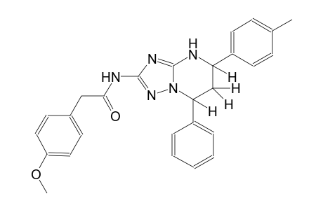2-(4-methoxyphenyl)-N-[5-(4-methylphenyl)-7-phenyl-4,5,6,7-tetrahydro[1,2,4]triazolo[1,5-a]pyrimidin-2-yl]acetamide