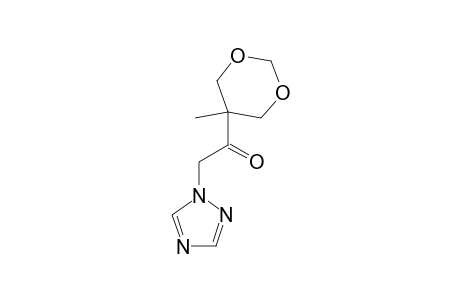 Ethanone, 1-(5-methyl-1,3-dioxan-5-yl)-2-(1H-1,2,4-triazol-1-yl)-