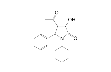 Pyrrol-2(5H)-one, 4-acetyl-1-cyclohexyl-3-hydroxy-5-phenyl-