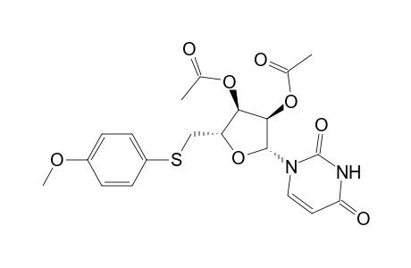 2',3'-Di-O-Acetyl-5'-S-(4-methoxyphenyl)-5'-thiouridine
