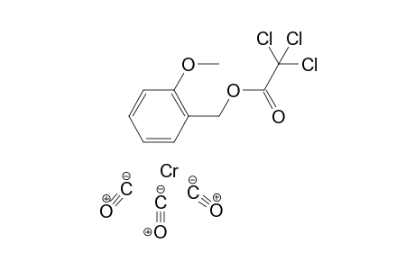 Tricarbonyl(eta6-2-methoxybenzyl trichloroacetate)chromium(0)